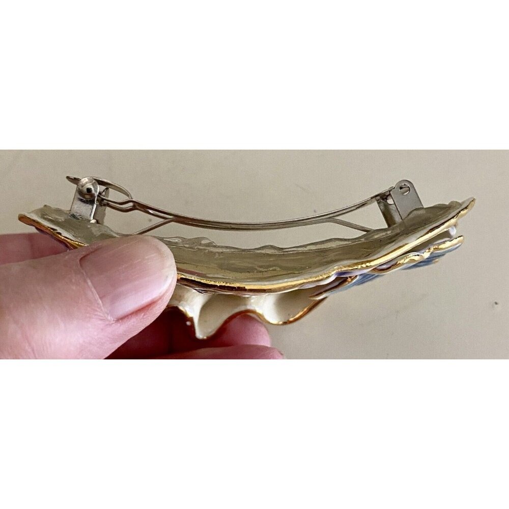 Handmade Porcelain Hair Barrette - Picture 7 of 9
